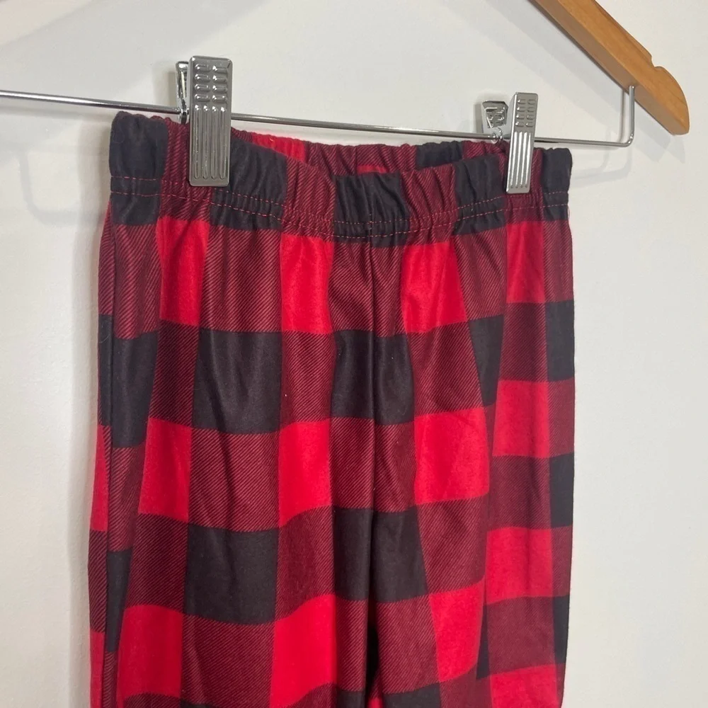 Kids Red Flannel Pajama Bottoms